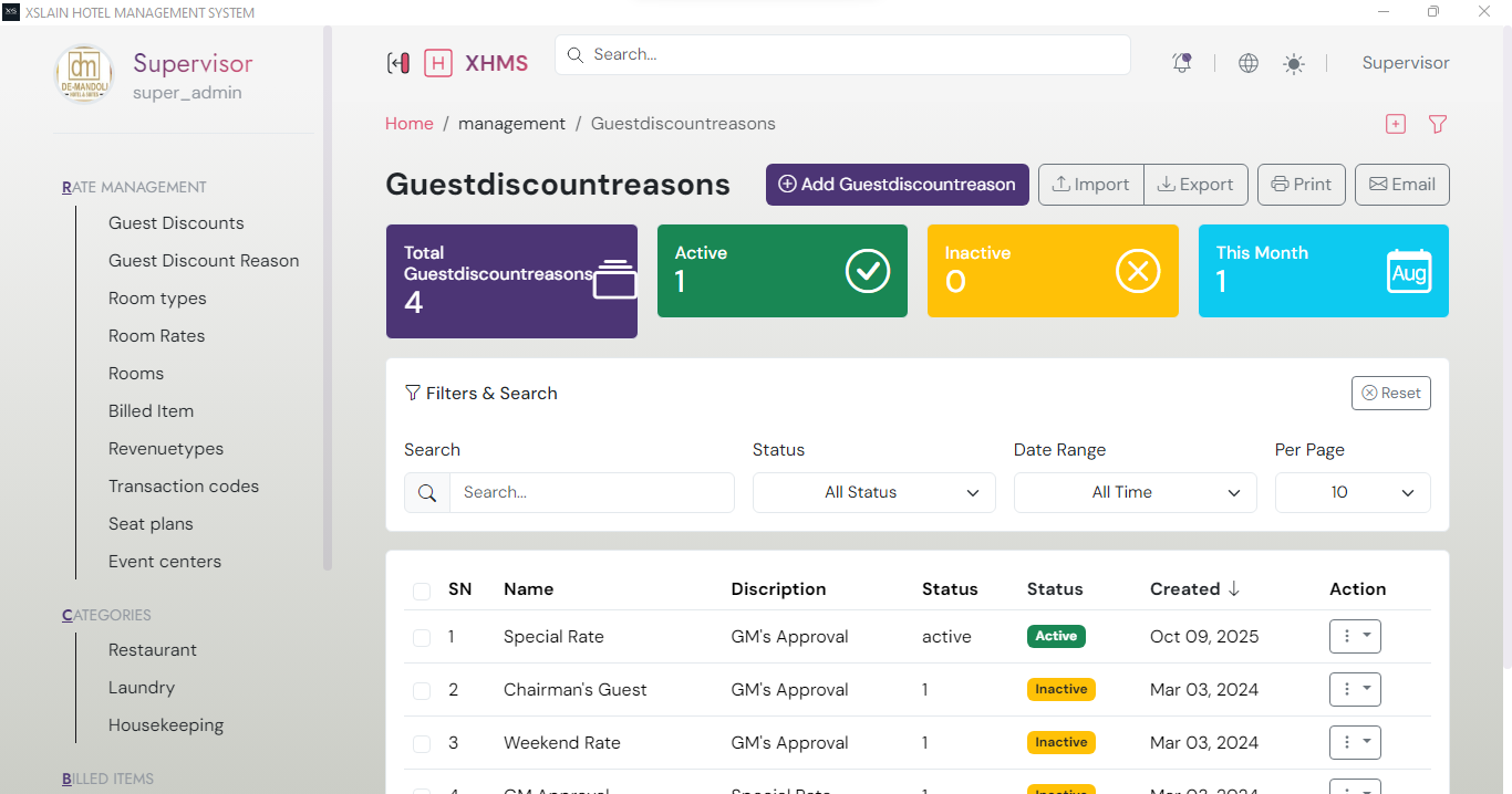 XHMS Feature